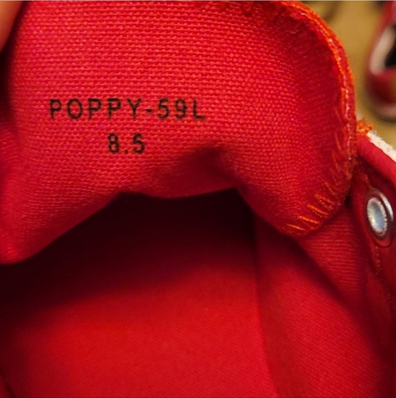 MUDD Red and White Checkered Sneakers, By Mudd Size 8.5 - Picture 8 of 14